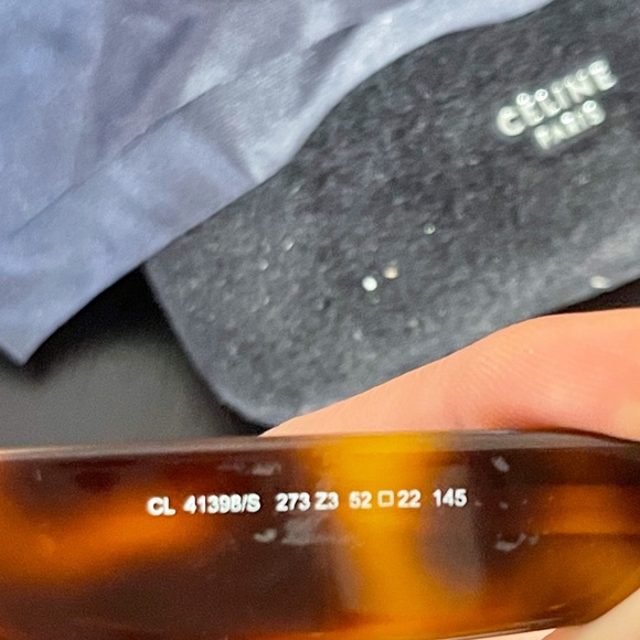 Celine 41398/S Navy Blue Andrea Flat Top Sunglasses
